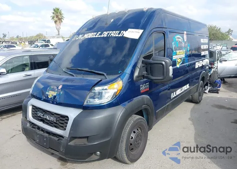 2021 Ram Promaster 2500 High Roof 159 Wb from USA, damaged, VIN 3C6LRVDG6ME579216